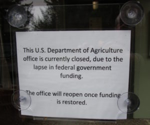 U.S. Forest Service shutdown