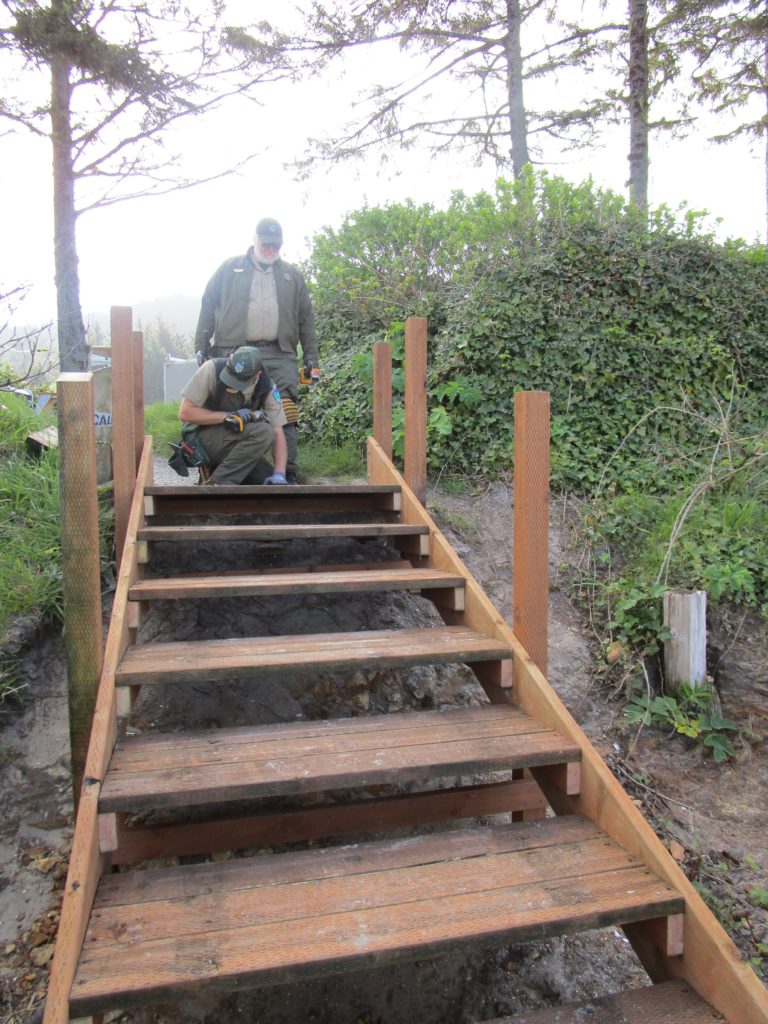 Yachats River steps