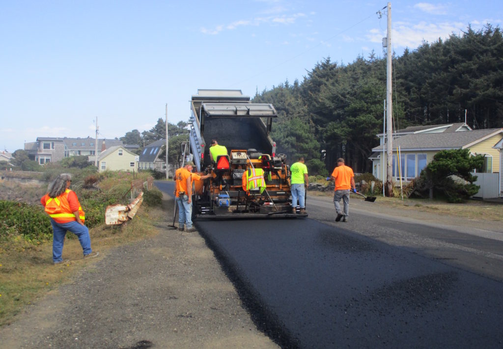 Ocean View Drive paving