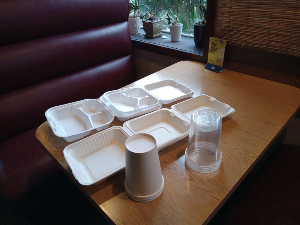 What kind of to-go containers should I use at my new restaurant?
