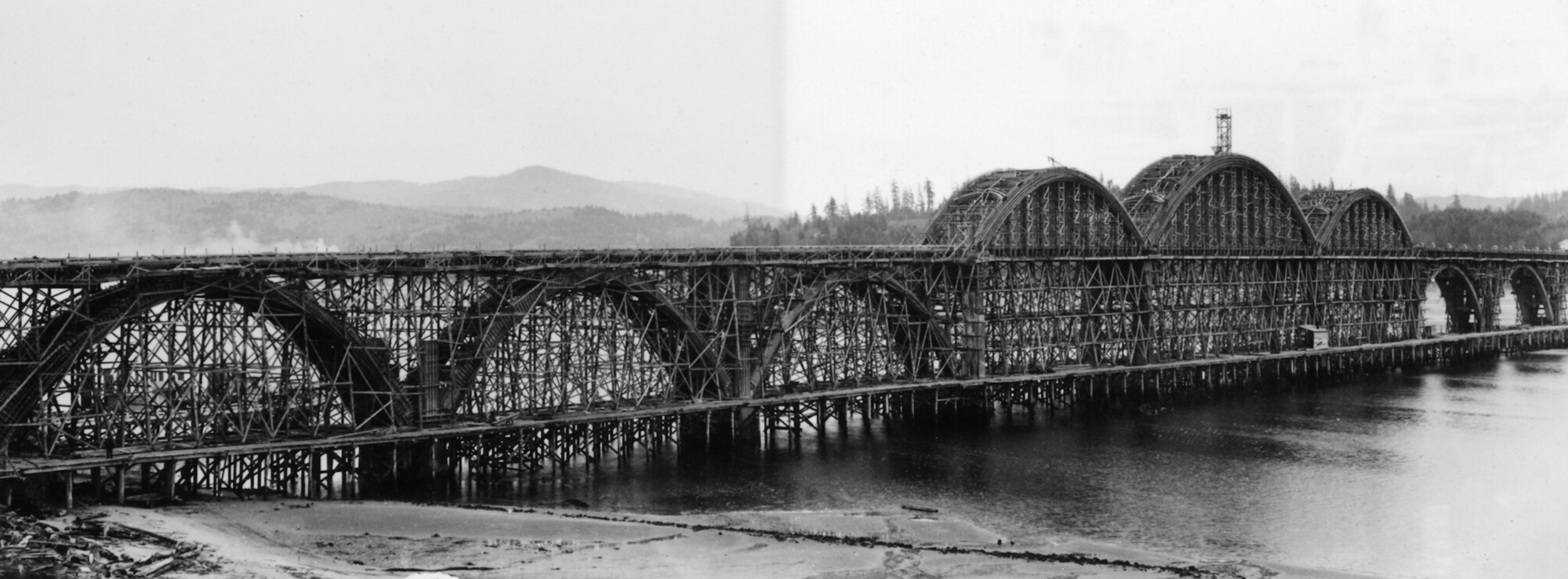 Original Alsea Bay Bridge was one of 11 coastal spans designed by ...