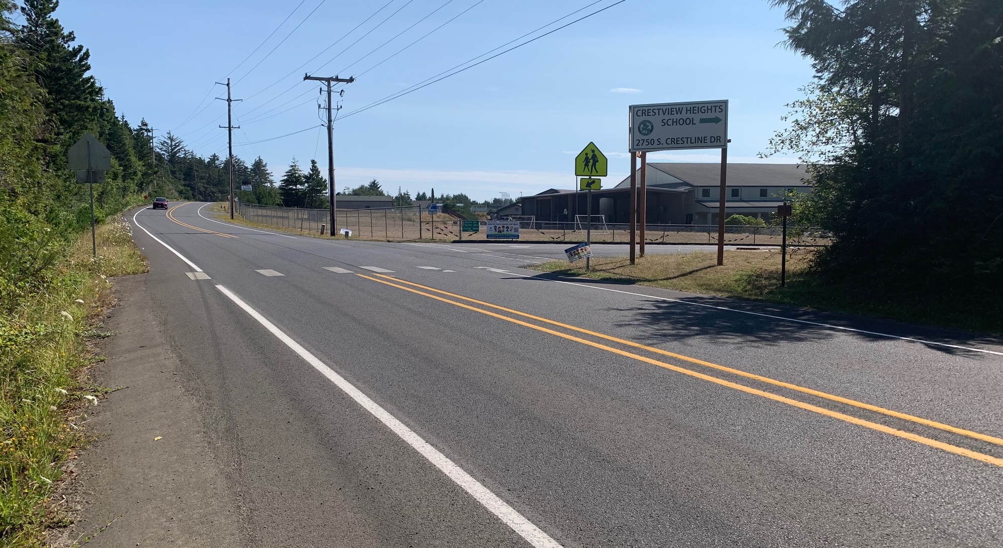 Four years after receiving a .7 million grant, Waldport finds a way to build sidewalks to schools on Crestline • YachatsNews.com