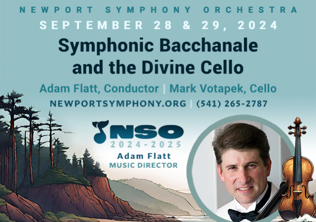 Newport Symphony Orchestra Symphonic Bacchanale and the Divine Cello Newport Oregon