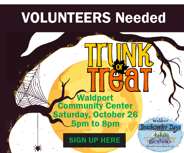 Waldport Beachcomber Days Trunk or Treat Volunteers Needed Waldport Oregon