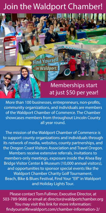 Waldport Chamber of Commerce Memberships Lincoln County Oregon Coast